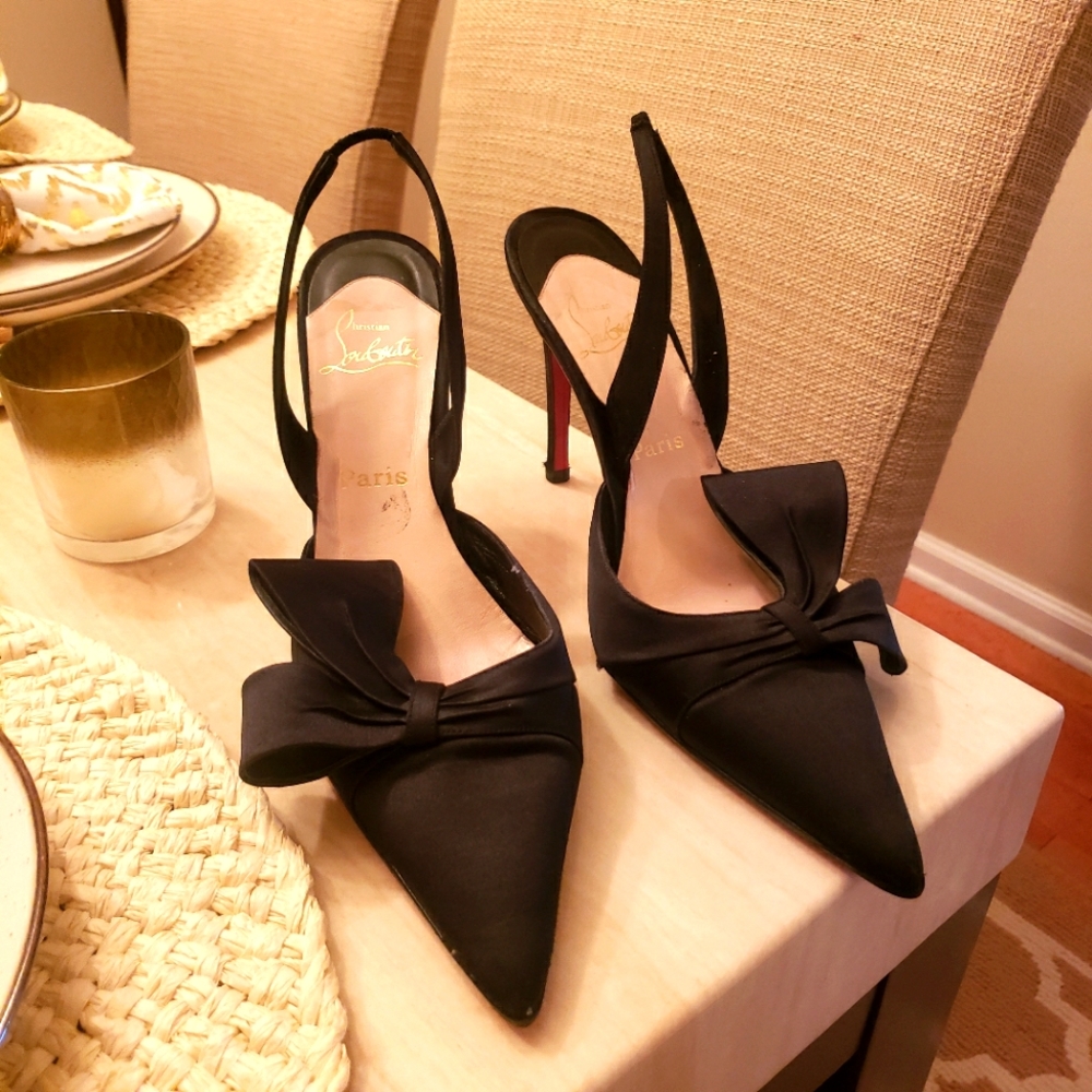 Christian Louboutin slingback heels 42